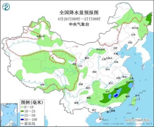 江苏江西湖南等地将有强降雨 冷空气影响东部地区