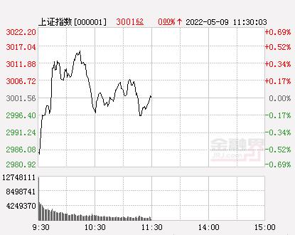 午评：A股三大指数缩量震荡