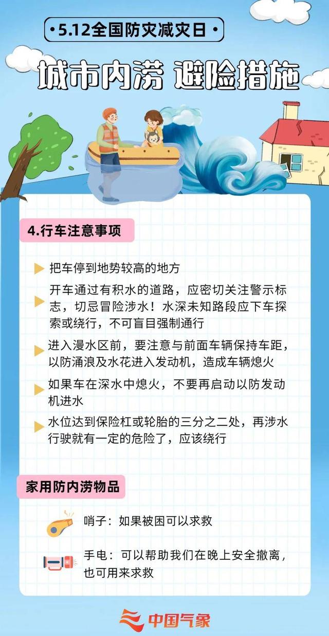防灾减灾日｜9张图，让你get实用防灾减灾技能