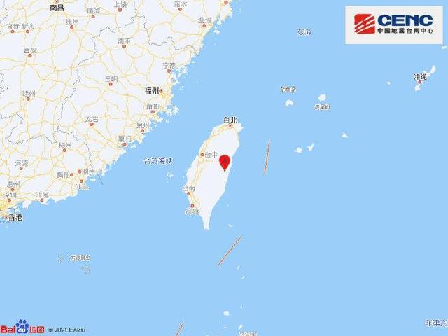 台湾花莲5.1级左右地震(台湾花莲县附近发生6.1级左右地震 福建震
