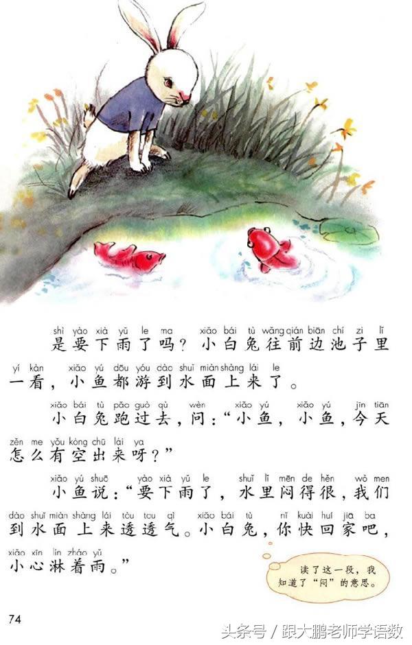 眉五笔怎么打字，眉什么意思解释（部编版一年级语文下册电子书高清版+知识点预习）