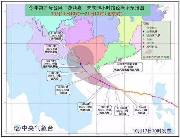 台风莎莉嘉,台风莎莉嘉路径
