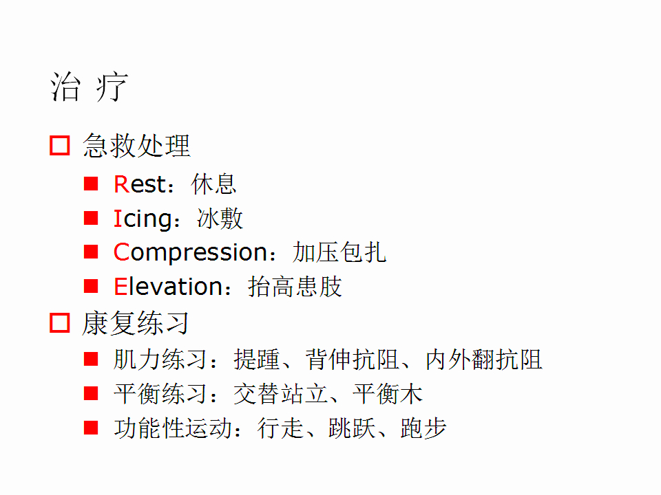 脚崴了怎么办？