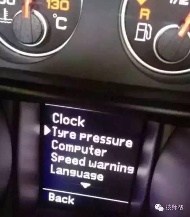 技术资料丨奥迪车系胎压复位大合集！