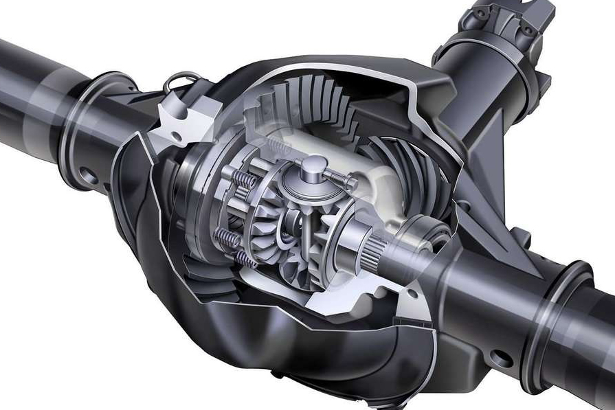 科技工业感十足-汽车差速器原理-GIF运动-让你秒懂！