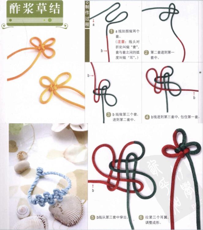 最简单的手链串珠编法图片