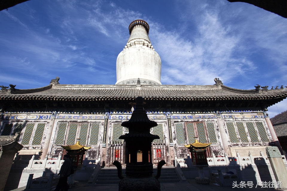 释迦牟尼的舍利塔五台山塔院寺