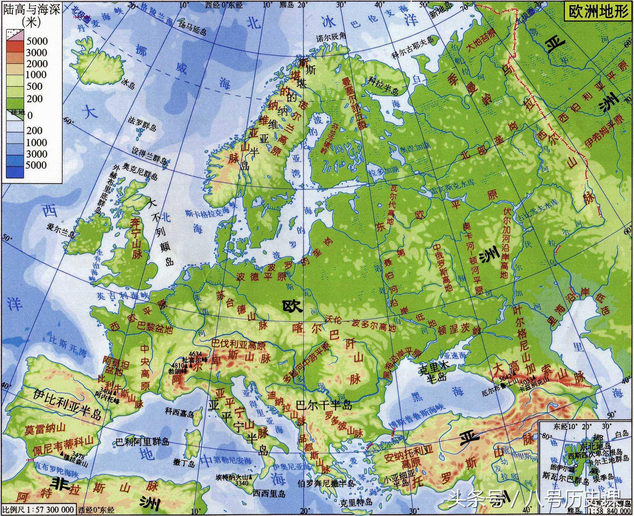 欧洲面积有多大整个欧洲面积除了俄罗斯有多大