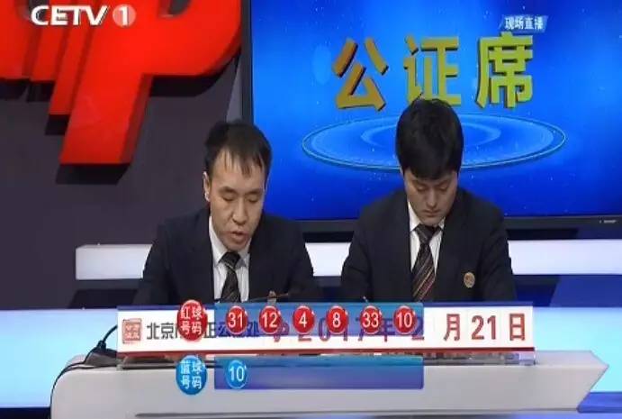 2017020期双色球开奖结果：蓝球10，红球04 08……