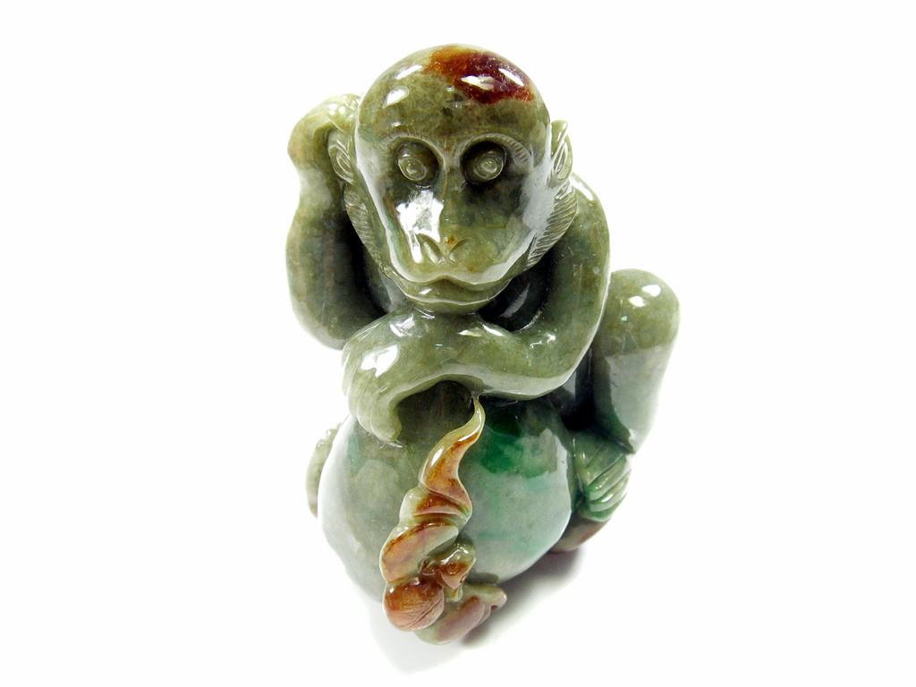 翡翠猴子的寓意(翡翠蝙蝠)