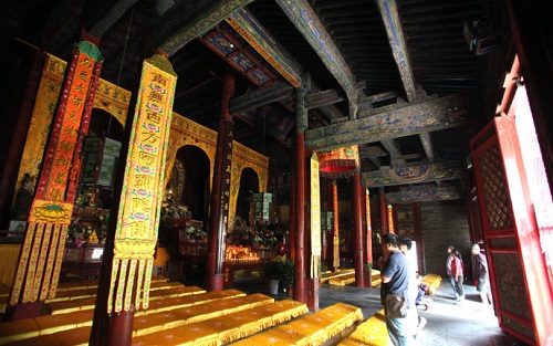 五台山显通寺神奇照片山西五台山殊像寺简介