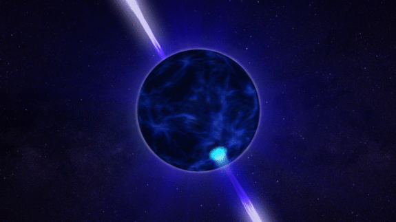 每秒能转几百上千圈的中子星，其表面线速度不会超过光速吗？