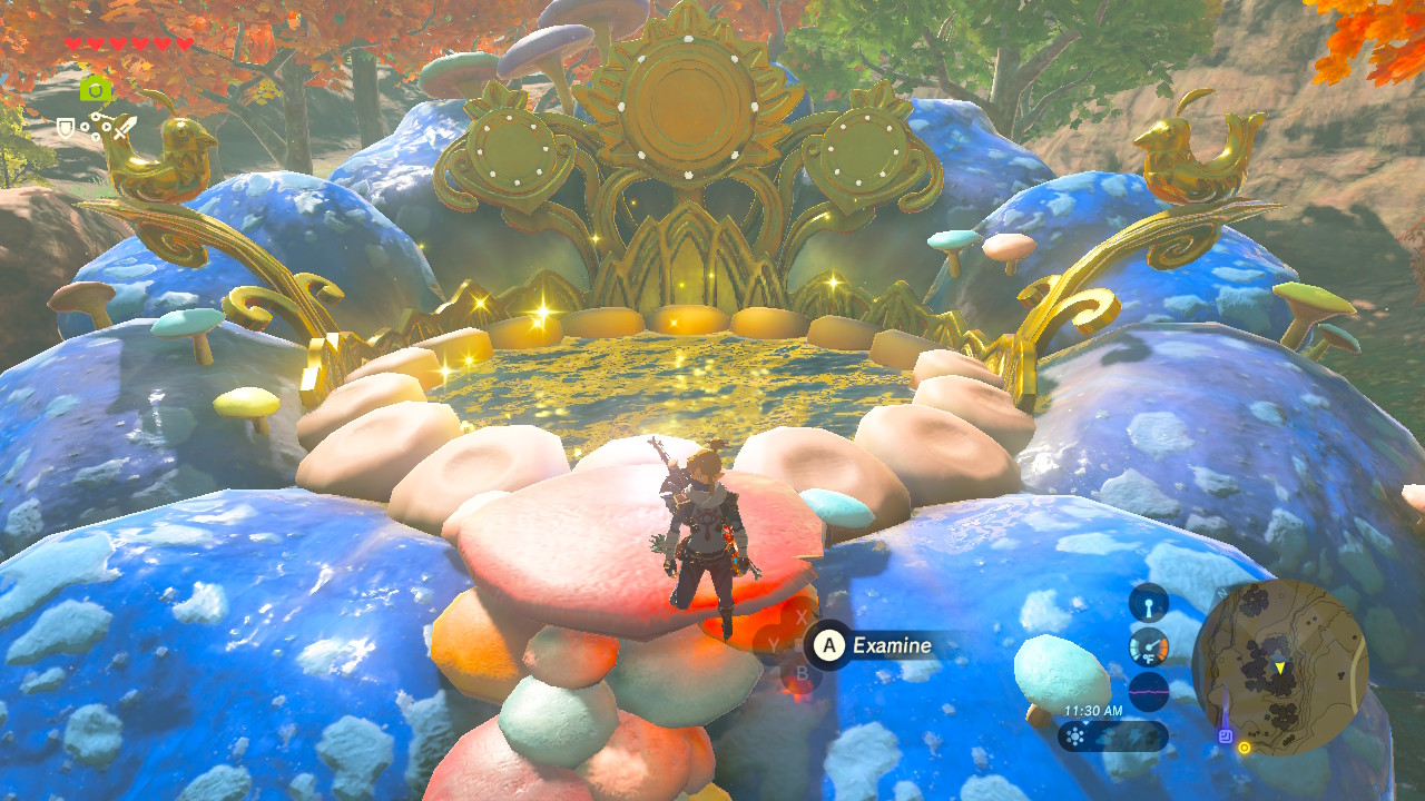 塞尔达传说:荒野之息 装备升级位置大全(大仙女喷泉位置)