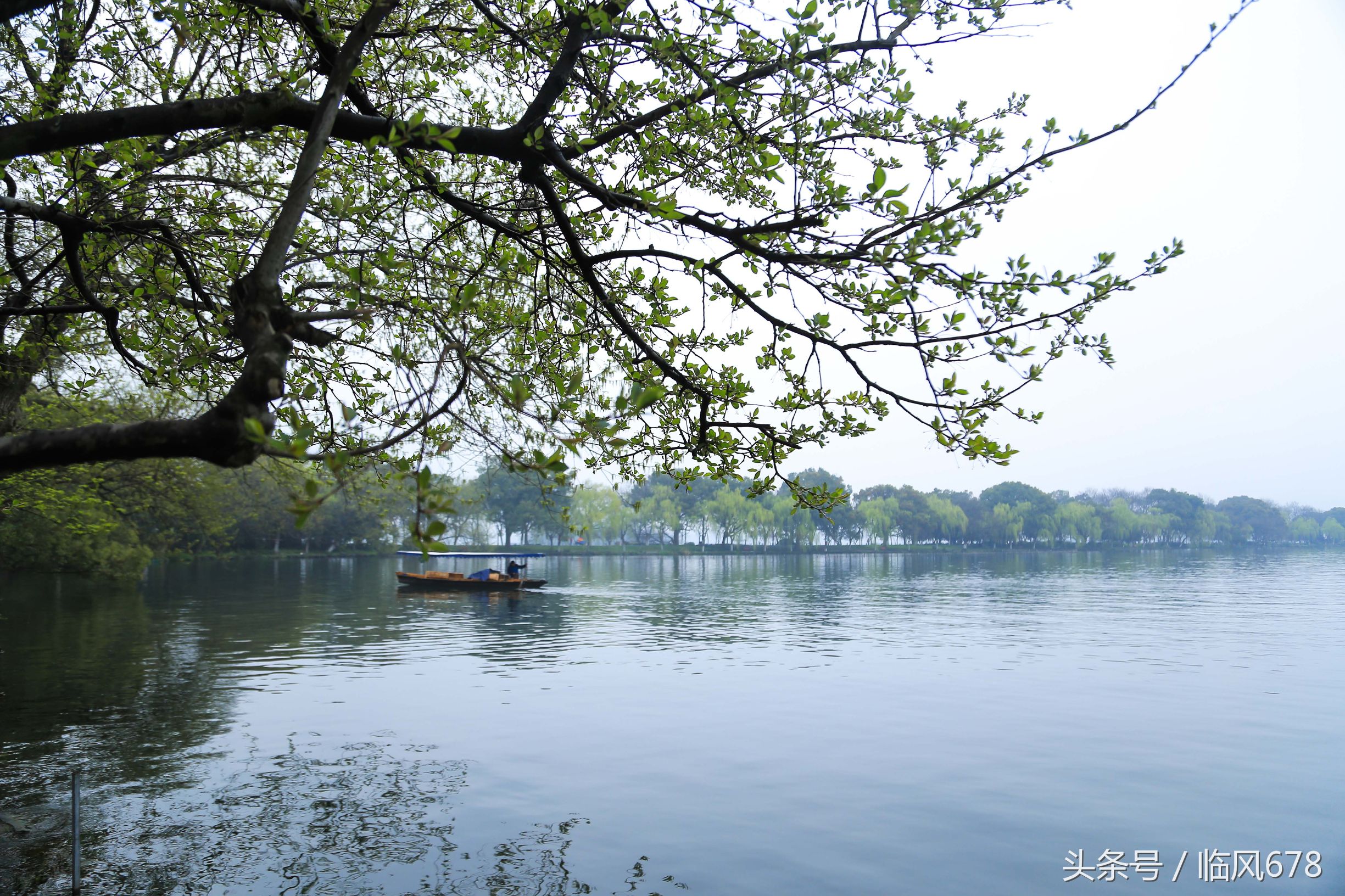 西湖美景三月天,煙雨樓臺醉人心