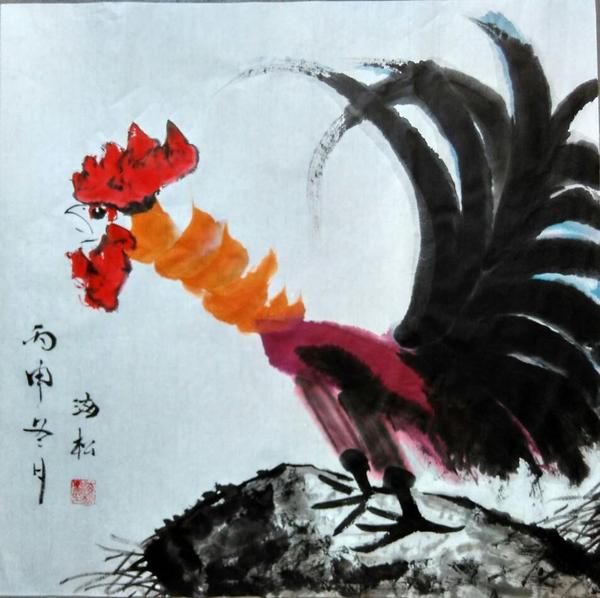 76人\x20猛龙(陈海松画作网络图展，专注探研中国水墨画)