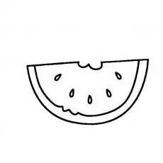 儿童简笔画:夏天将至,画一个西瓜来解馋,给孩子消热解暑