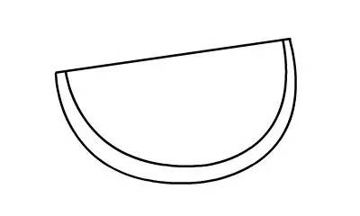 儿童简笔画:夏天将至,画一个西瓜来解馋,给孩子消热解暑