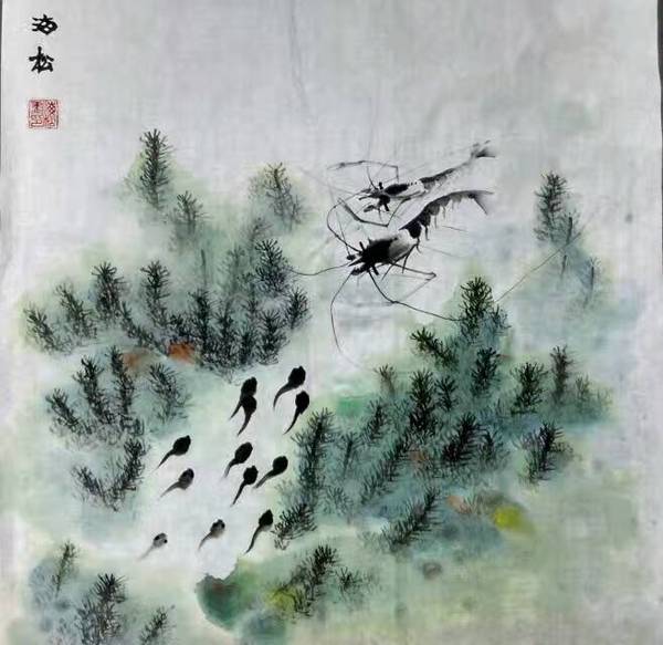 76人\x20猛龙(陈海松画作网络图展，专注探研中国水墨画)