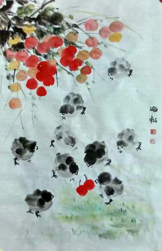 76人\x20猛龙(陈海松画作网络图展，专注探研中国水墨画)