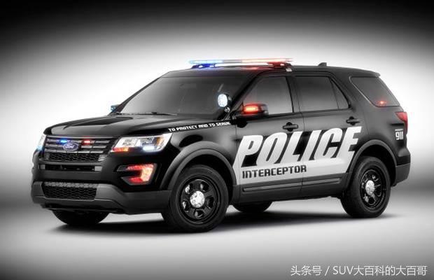 美式特大号警车 福特征服者警用版