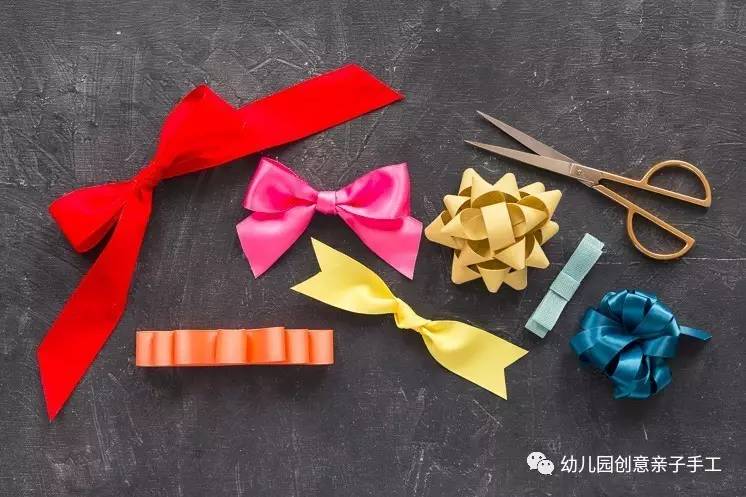 幼儿园亲子手工之丝带蝴蝶结：七款清新美腻教程，给孩子练练手