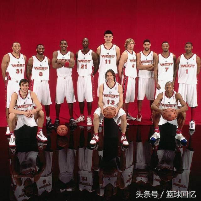 nba05年马刺有哪些人(05年NBA西部全明星，有姚明有麦迪还有长发飘飘的吉诺比利！)