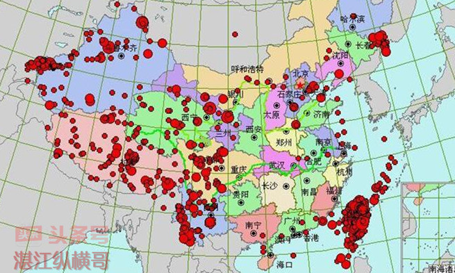 湛江历史上的地震高发区在哪？未来10年会有大地震吗？