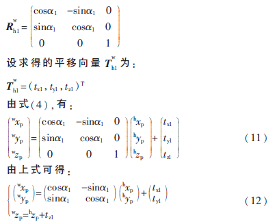 带激光笔的机器人主动视觉手眼标定