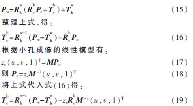 带激光笔的机器人主动视觉手眼标定