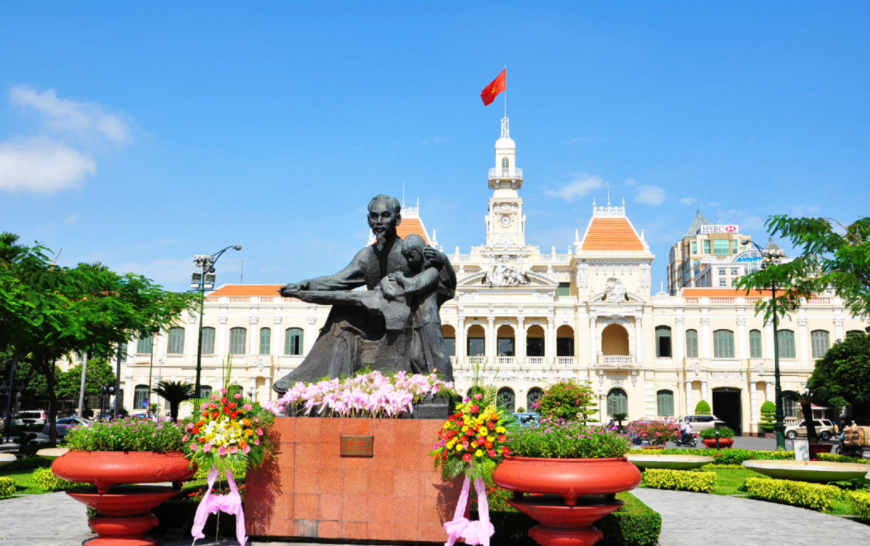 胡志明西贡越南越美