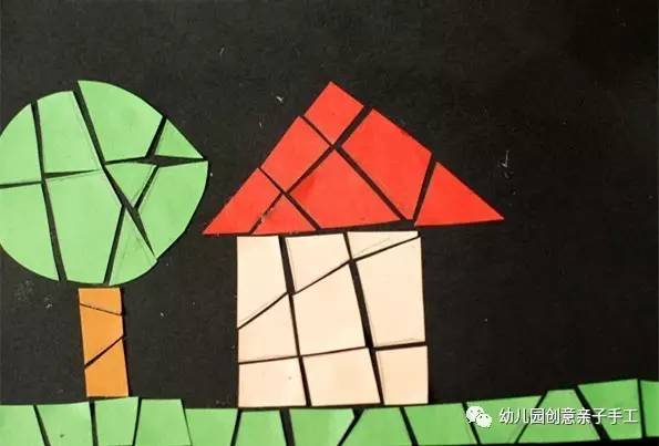 幼儿园手工之卡纸粘贴画:超级有创意,小班到大班的玩法都有