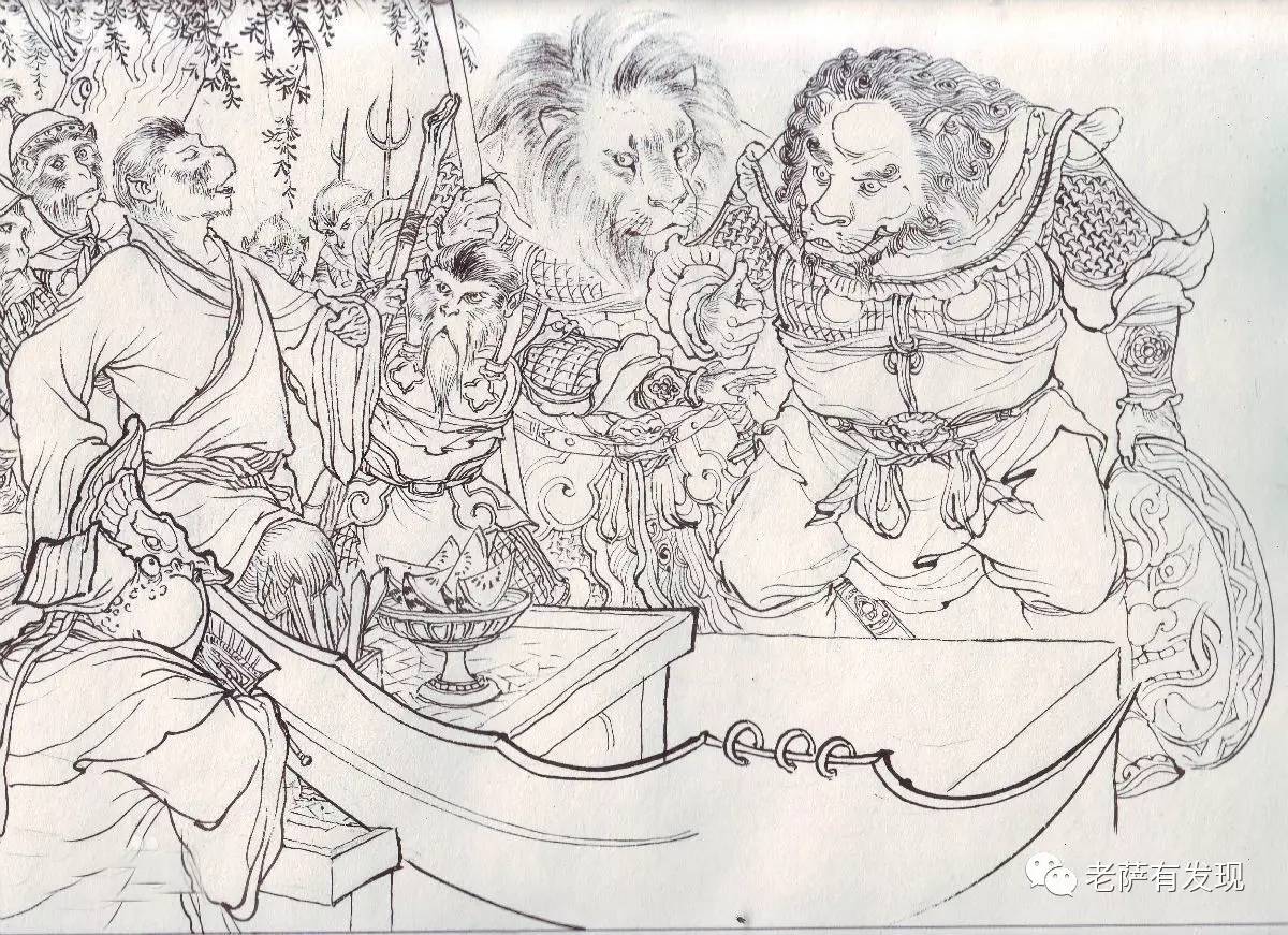 悟空直系的猴子中,可以注意到一个有趣的现象——他设置了崩芭二将军