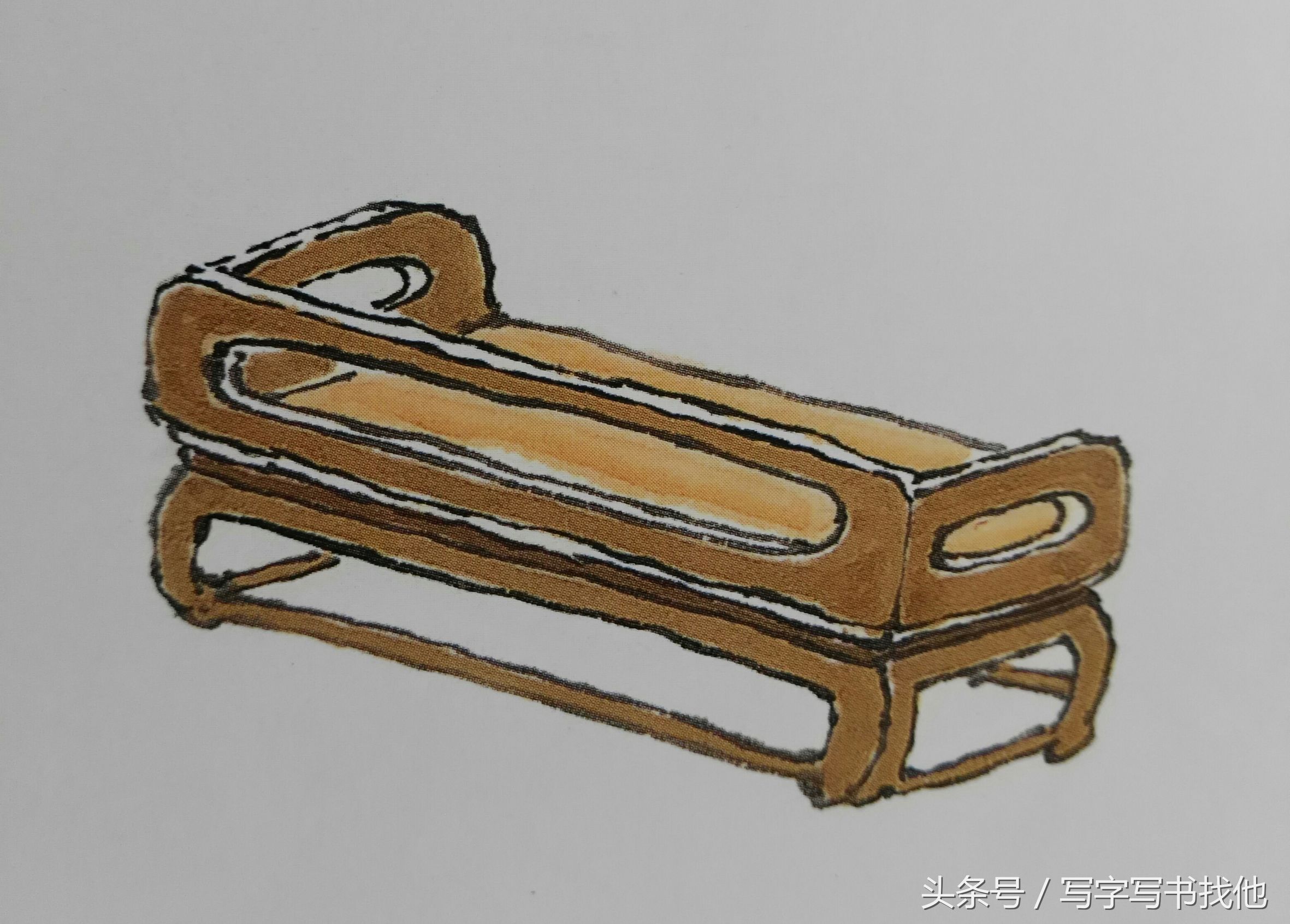 26种画书桌茶几屏风书架的方法桌子上的书架怎么画