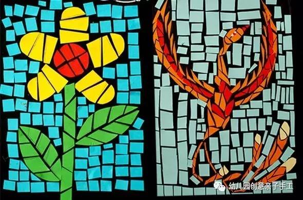 幼儿园手工之卡纸粘贴画:超级有创意,小班到大班的玩法都有