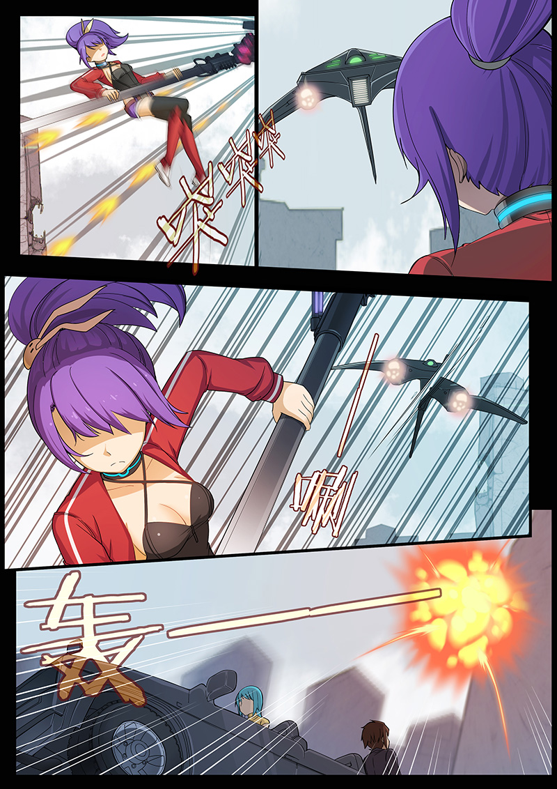 机械萌娘热血漫《裂空少女》 01：有情人终成兄妹