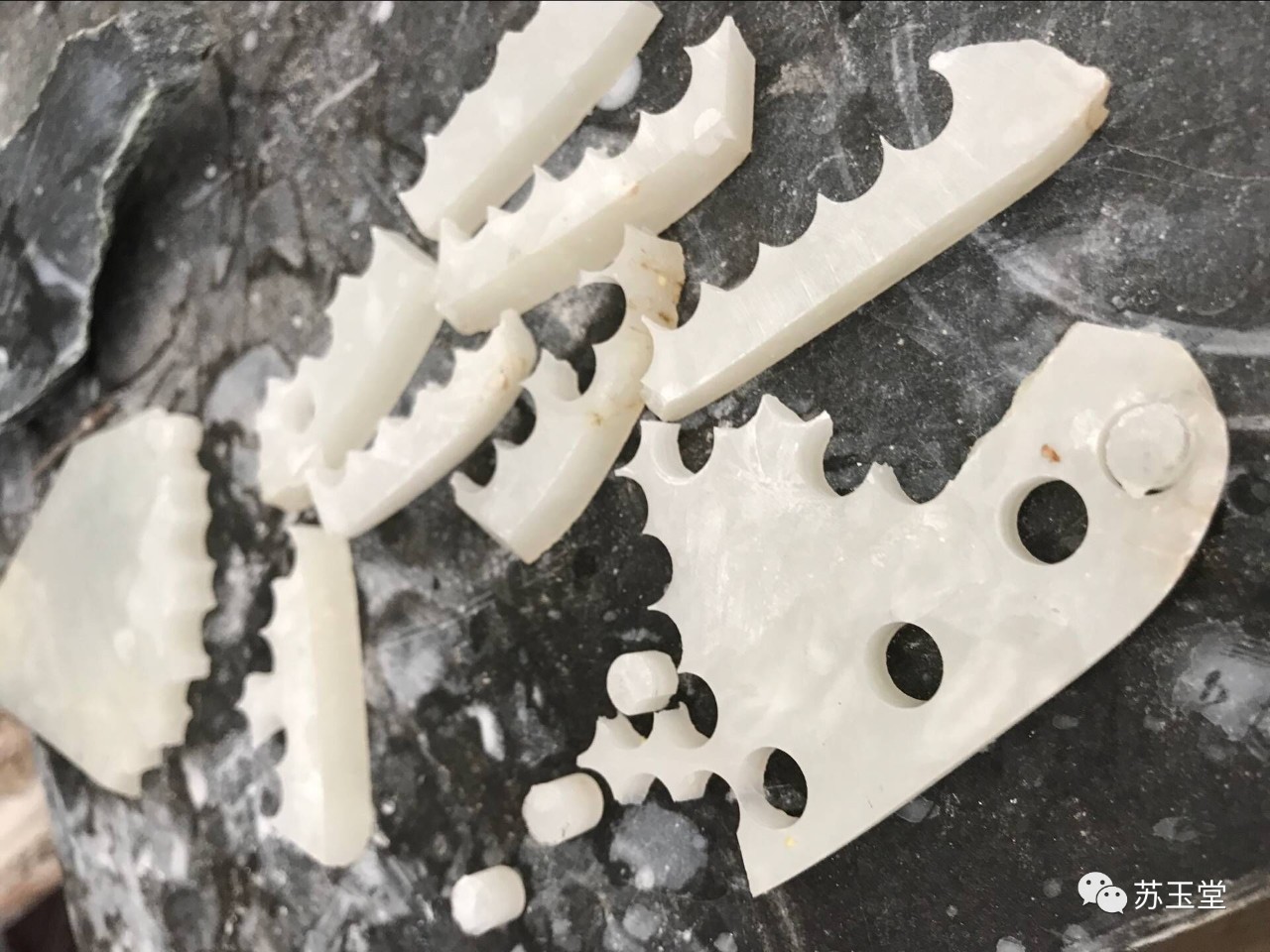 1分钟了解"和田玉车珠子"全过程(老水晶珠子图片) 第3张