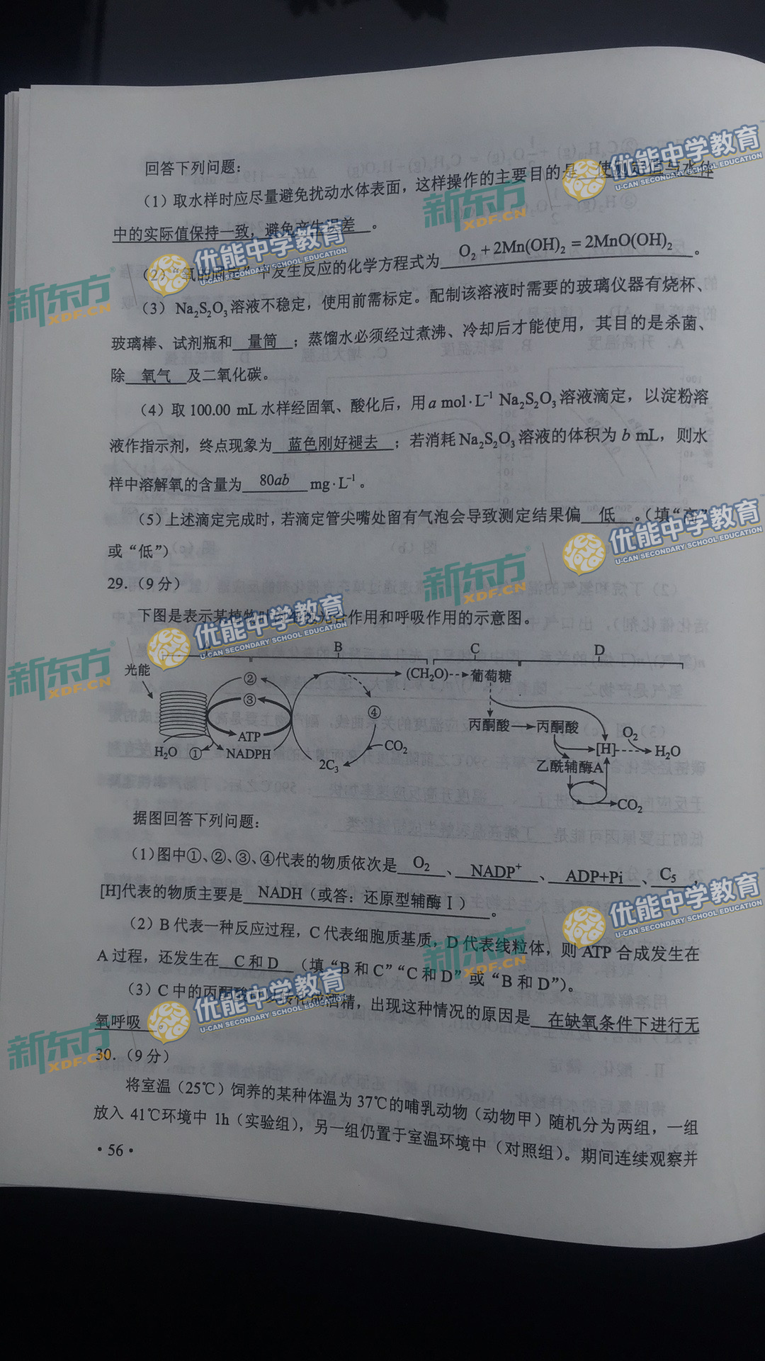 2017高考理综全国卷2真题及答案解析
