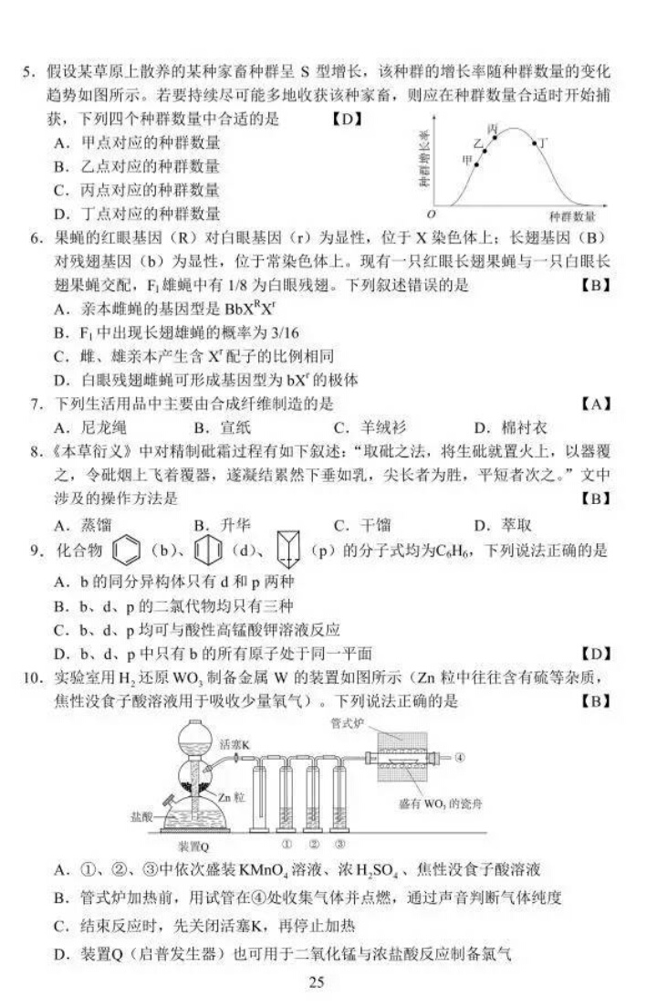 2017年山东省高考理科试题及答案（高清标准版）暨试题分析