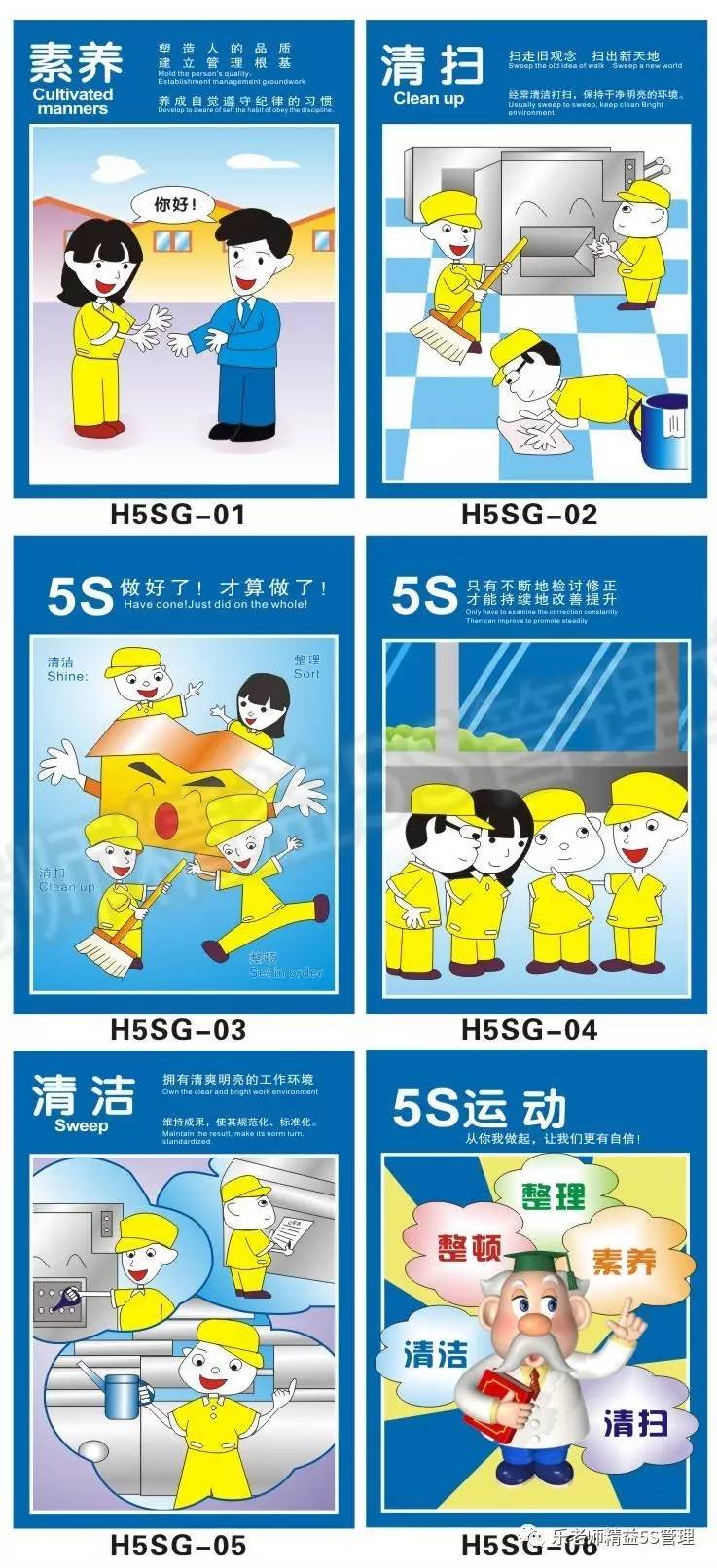 乐老师：335张图解，办公室5S管理标语大全