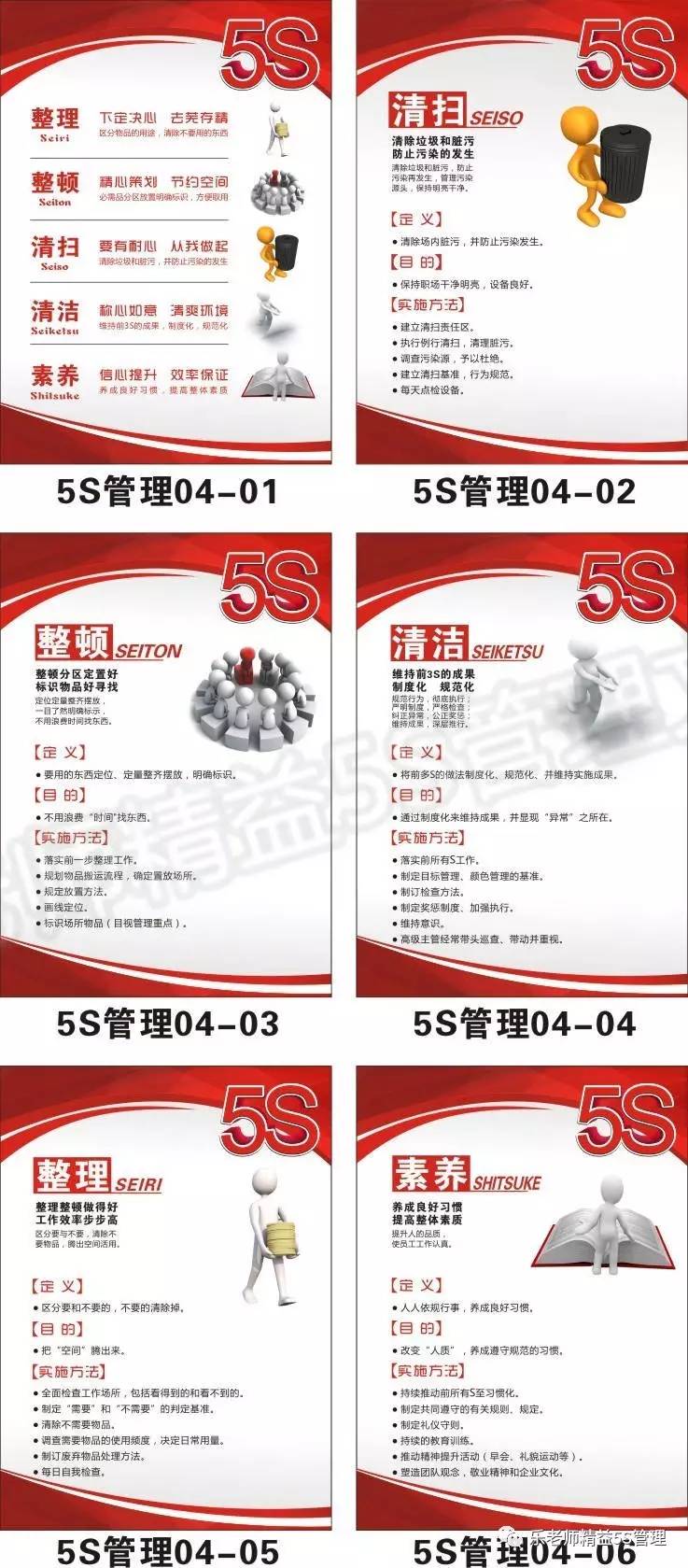 乐老师：335张图解，办公室5S管理标语大全