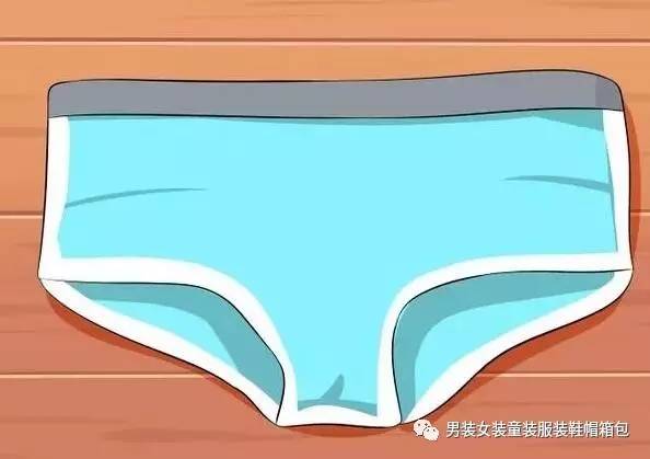 男士平角内裤怎么叠 各种内裤叠法图解