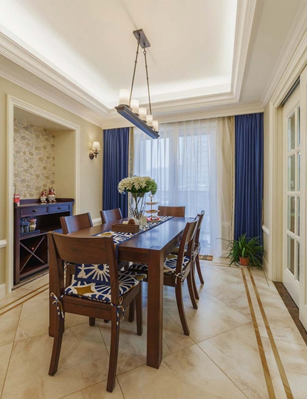 170平美式雅致装修，美式中显出儒雅风范，大平宅就需要这种有内涵的装饰