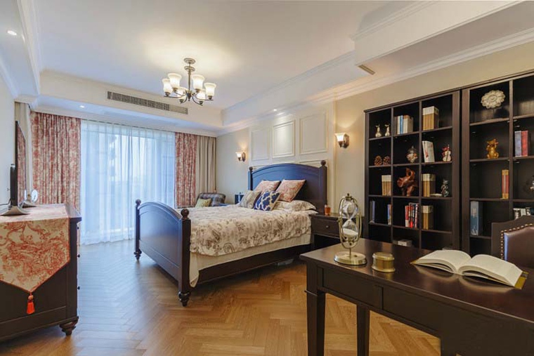 170平美式雅致装修，美式中显出儒雅风范，大平宅就需要这种有内涵的装饰