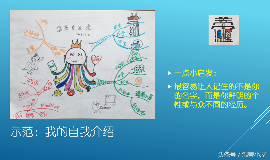 用思维导图来做自我介绍，你需要经历从小学到大学的4个阶段，不信你来看