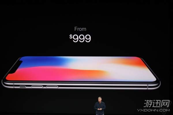 iPhone X正式发布：售价999美元64G起步，11月3日上市