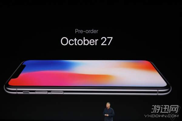 iPhone X正式发布：售价999美元64G起步，11月3日上市