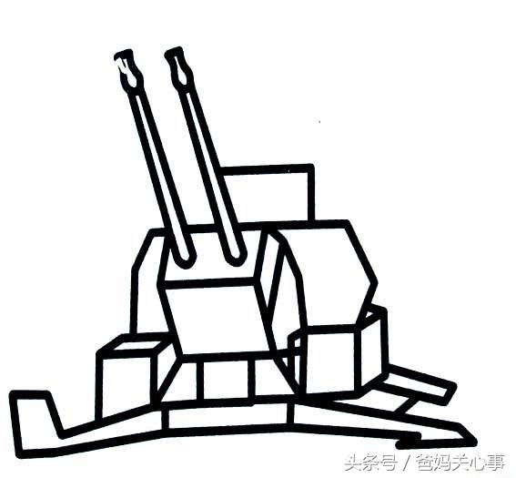 简笔画动动手,庆祝建军90周年