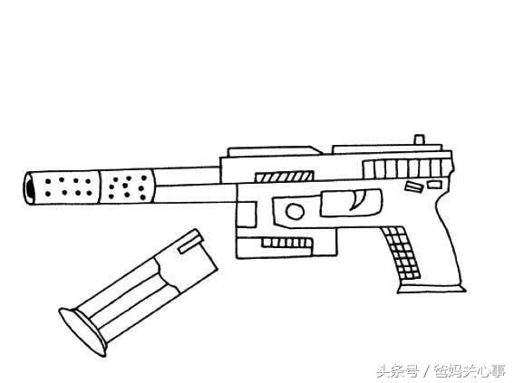 简笔画动动手,庆祝建军90周年