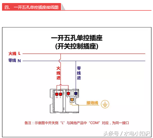 小米智能开关接线图图片