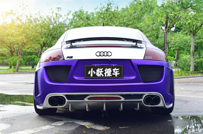 40万改装跑车 奥迪TTS骚紫外观红轮毂星空顶 附改装清单！